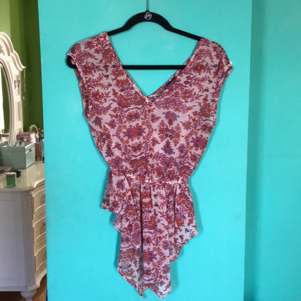 Bohemian print top